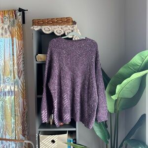 terra & sky chenille knit sweater